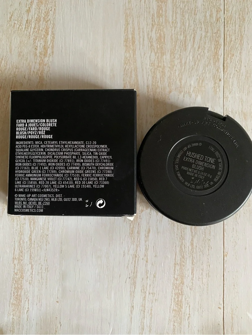 Hushed Tone ~ Mac Extra Dimension Blush, Full Size 4 g / 0.14 Oz. New